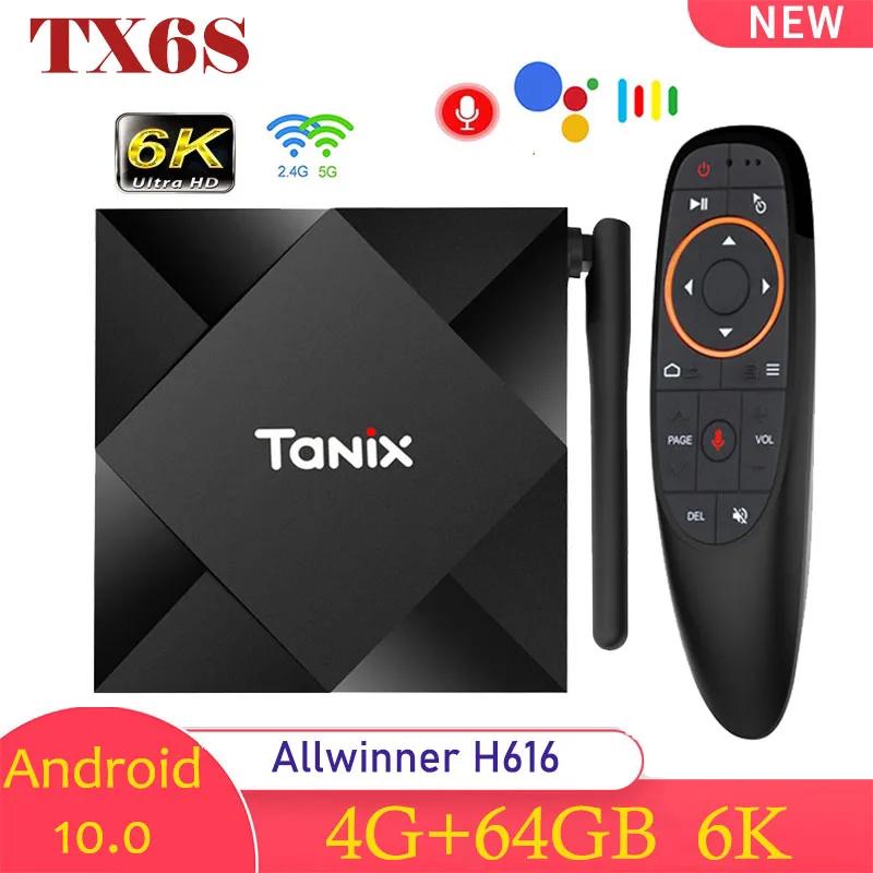 TX6S Ʈ TV ڽ  ڽ, HD BT ̵ ÷̾,  H616, ȵ̵ 10, 2.4G, 5G  , 4K, 6K, 4G, 32G, 64G, 2G, 8G